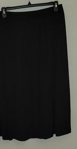 Black Alfani Lined Midi Skirt, XL